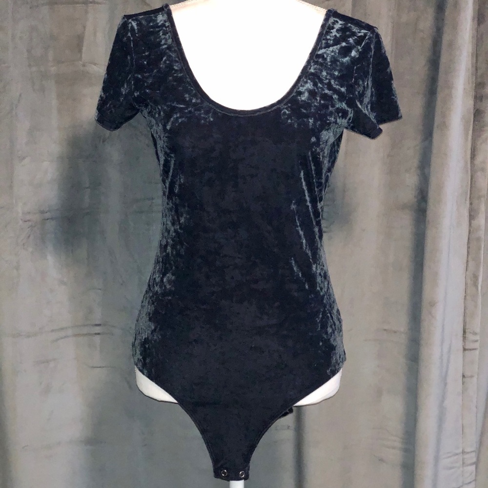 AE Blue Velvet Bodysuit